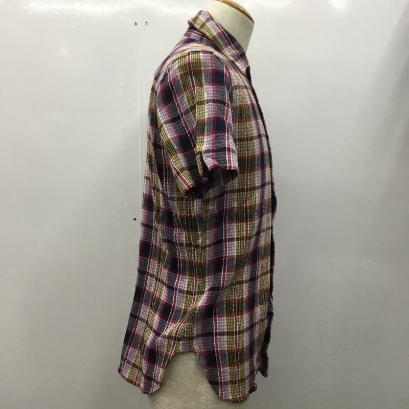 ユニバーサルフリークス UNIVERSALFREAK'S シャツ、ブラウス 半袖 チェック M チェック マルチカラー / マルチカラー / メンズ USED 古着 中古 10034276