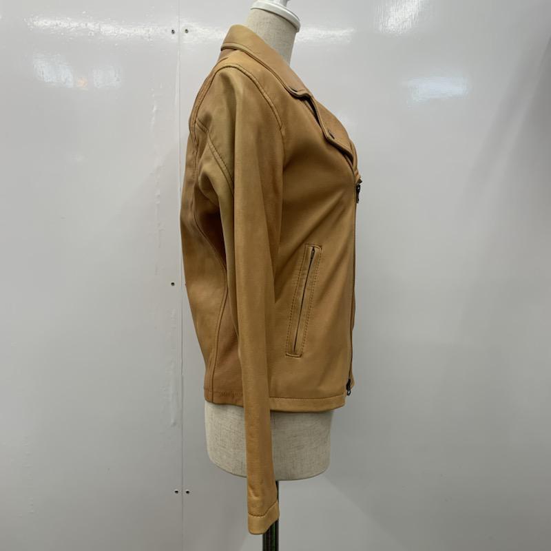 ビューティアンドユースユナイテッドアローズ BEAUTY&YOUTH UNITED ARROWS ジャケット、上着 ライダース M 無地 茶 / ブラウン / レディース USED 古着 中古 10034307