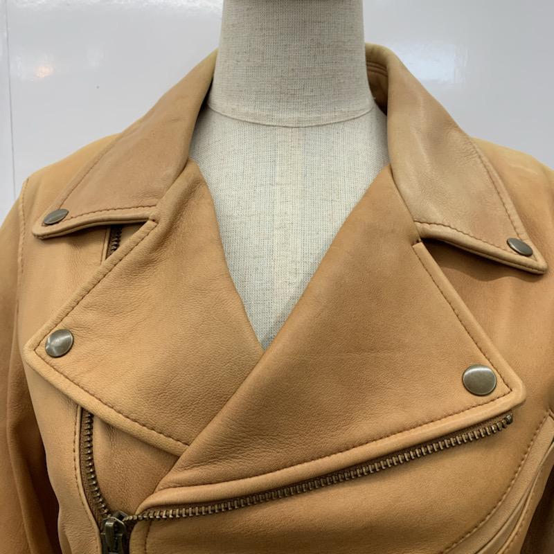 ビューティアンドユースユナイテッドアローズ BEAUTY&YOUTH UNITED ARROWS ジャケット、上着 ライダース M 無地 茶 / ブラウン / レディース USED 古着 中古 10034307
