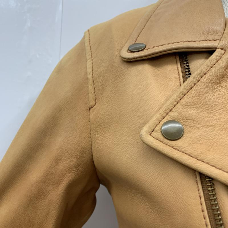 ビューティアンドユースユナイテッドアローズ BEAUTY&YOUTH UNITED ARROWS ジャケット、上着 ライダース M 無地 茶 / ブラウン / レディース USED 古着 中古 10034307