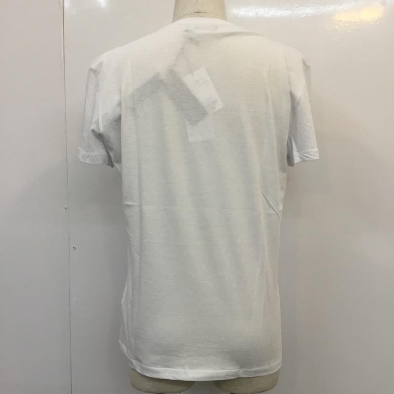 ガウディ Gaudi Tシャツ 半袖 タグ付 L 刺繍 白 / ホワイト / メンズ USED 古着 中古 10034495