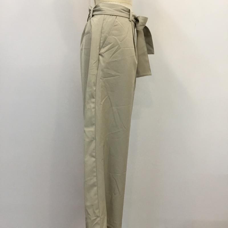 アイテムズ アーバンリサーチ ITEMS URBAN RESEARCH パンツ スラックス FREE 無地 ベージュ / ベージュ / レディース USED 古着 中古 10034499