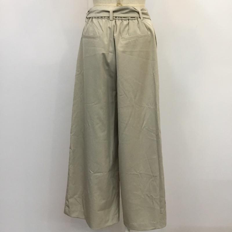 アイテムズ アーバンリサーチ ITEMS URBAN RESEARCH パンツ スラックス FREE 無地 ベージュ / ベージュ / レディース USED 古着 中古 10034499