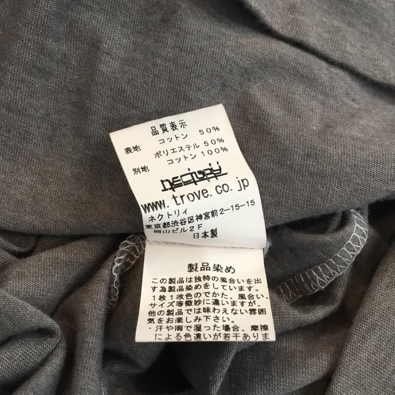 トローヴ TROVE Tシャツ 半袖 無地 ロゴ 2 無地 X ロゴ、文字 黒 / ブラック / X 灰 / グレー / メンズ USED 古着 中古 10034504