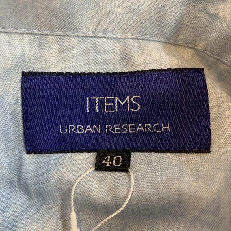 アイテムズ アーバンリサーチ ITEMS URBAN RESEARCH ジャケット、上着 ジャケット、ブレザー ワークジャケット タグ付 40 青 / ブルー / メンズ USED 古着 中古 10034639