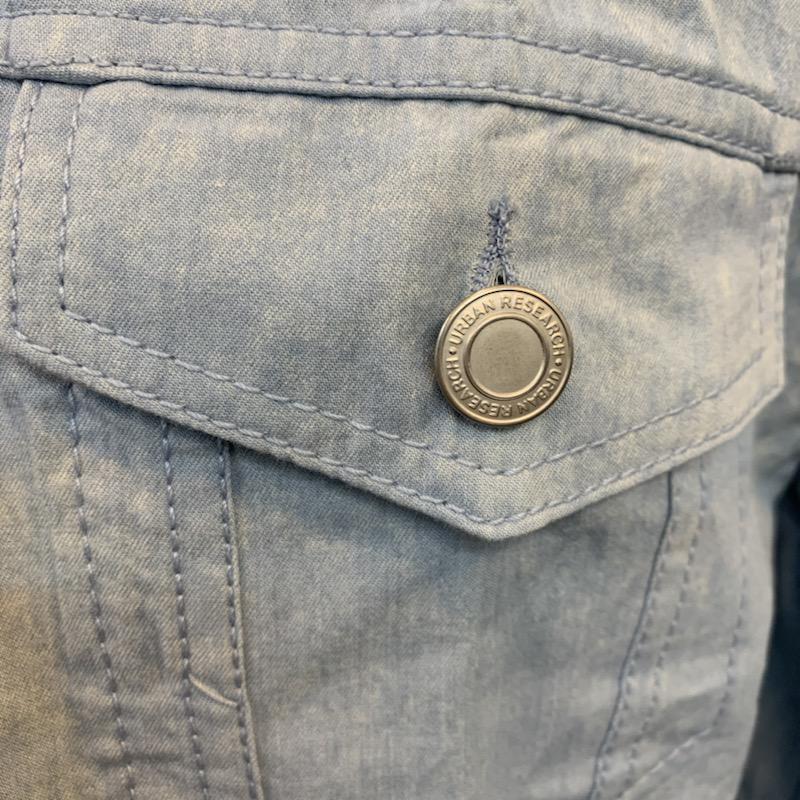 アイテムズ アーバンリサーチ ITEMS URBAN RESEARCH ジャケット、上着 ジャケット、ブレザー ワークジャケット タグ付 40 青 / ブルー / メンズ USED 古着 中古 10034639