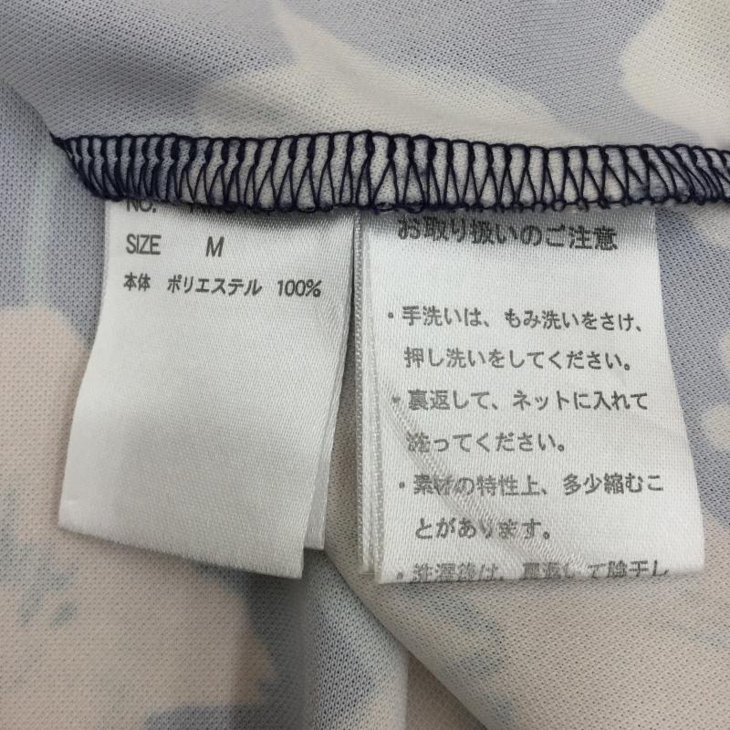 セシルマクビー CECIL McBEE トップス トップス ノースリーブ M 花柄 紺 / ネイビー / レディース USED 古着 中古 10034663
