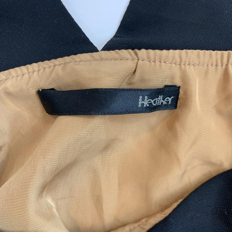 ヘザー Heather シャツ、ブラウス 半袖 FREE 無地 茶 / ブラウン / レディース USED 古着 中古 10034698