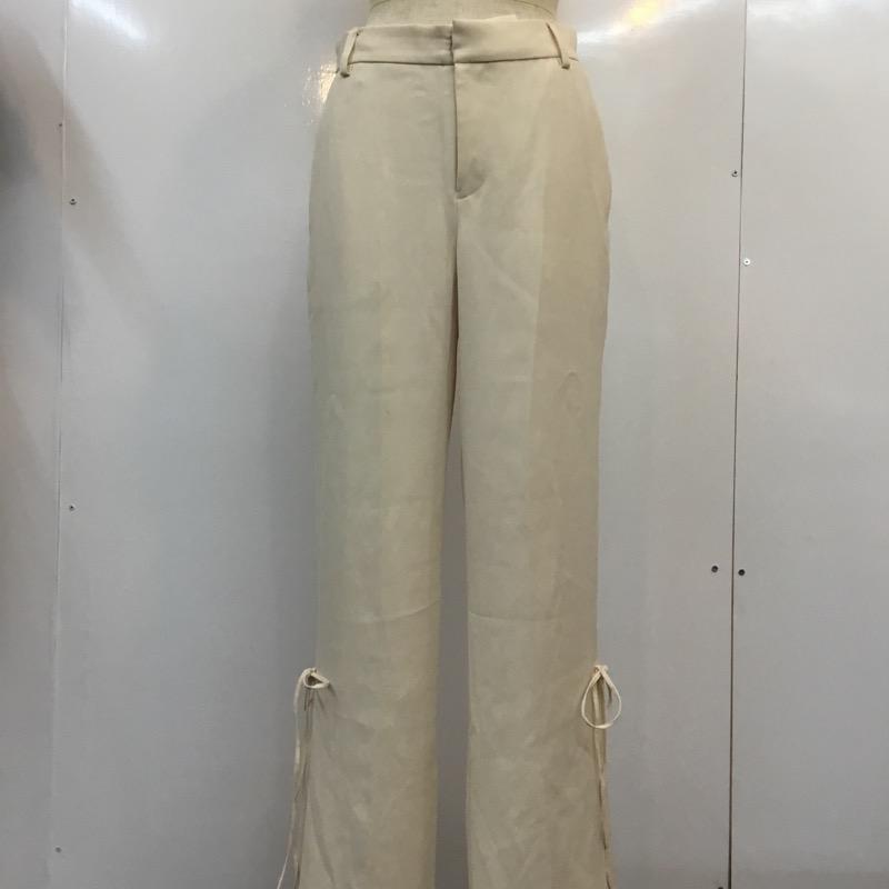 スナイデル SNIDEL パンツ スラックス 無地 0 無地 アイボリー / アイボリー / レディース USED 古着 中古 10034771