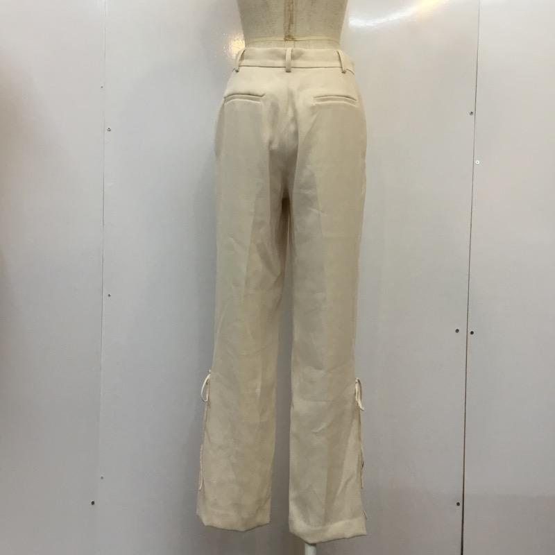 スナイデル SNIDEL パンツ スラックス 無地 0 無地 アイボリー / アイボリー / レディース USED 古着 中古 10034771