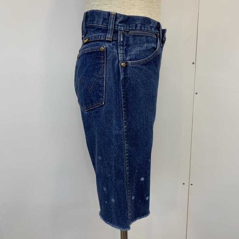 ラングラー Wrangler パンツ ショートパンツ デニム 無地 33インチ 無地 インディゴ / インディゴ / メンズ USED 古着 中古 10034775