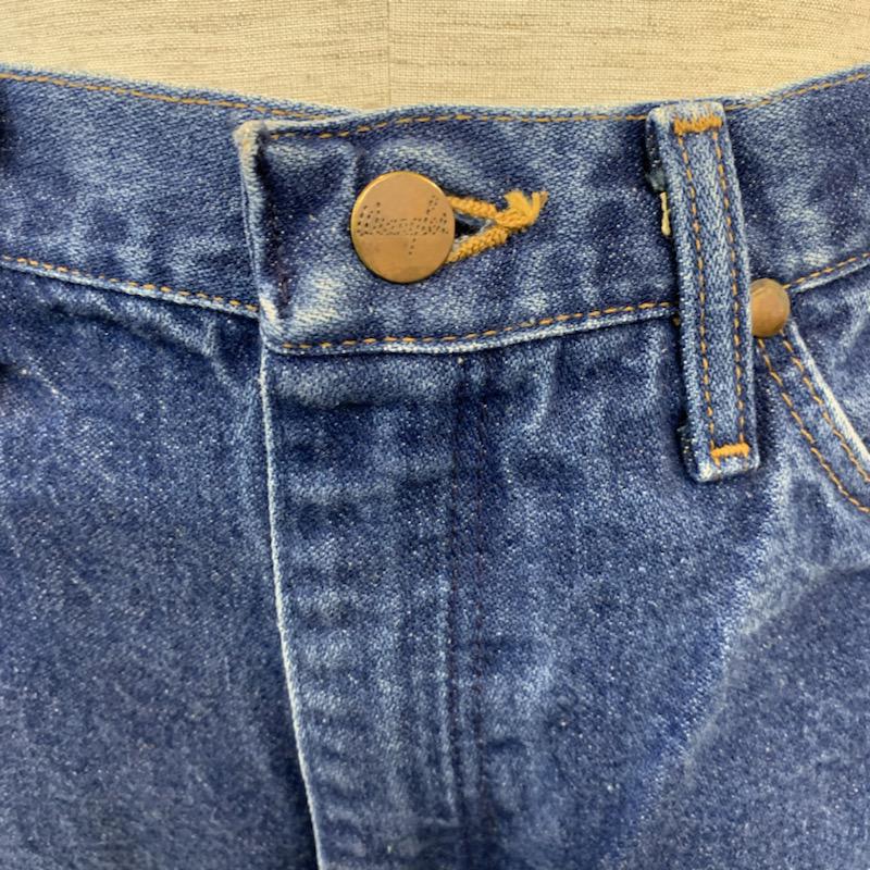 ラングラー Wrangler パンツ ショートパンツ デニム 無地 33インチ 無地 インディゴ / インディゴ / メンズ USED 古着 中古 10034775