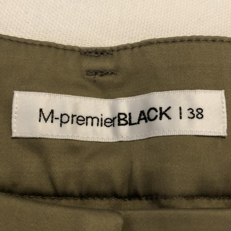 エムプルミエブラック M-premier BLACK パンツ スラックス クロップドパンツ 38 無地 カーキ / カーキ / X ベージュ / ベージュ / レディース USED 古着 中古 10034784