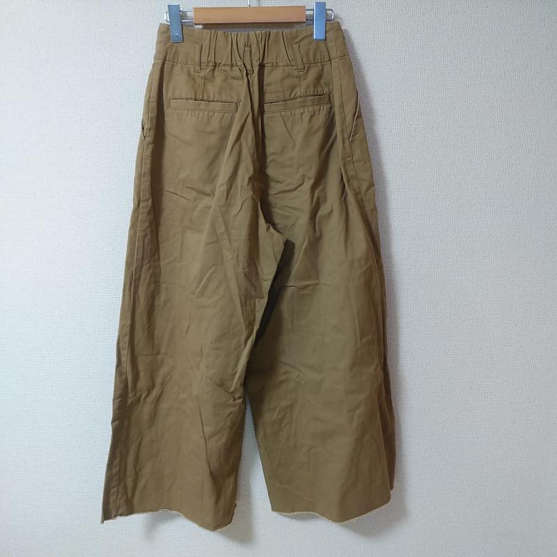 ケービーエフ KBF ボトムス ボトムス ワイドパンツ 無地 茶 / ブラウン / レディース USED 古着 中古 10034798