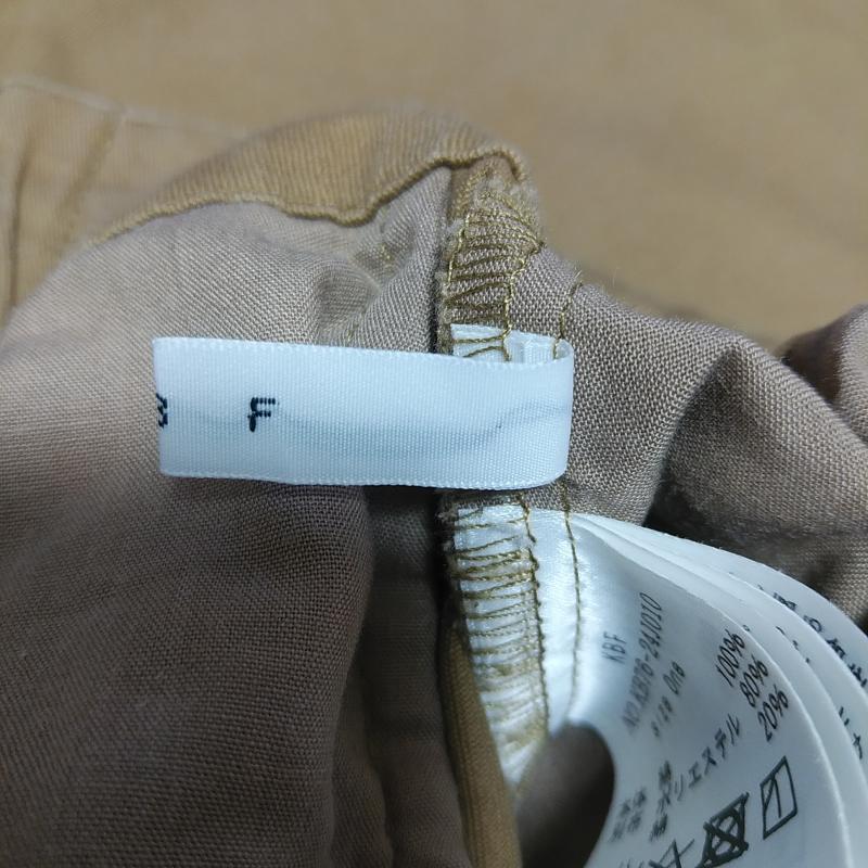 ケービーエフ KBF ボトムス ボトムス ワイドパンツ 無地 茶 / ブラウン / レディース USED 古着 中古 10034798