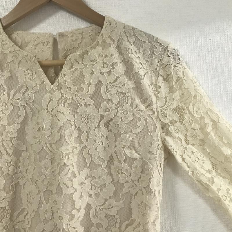 ドゥーラドゥーラ Doula Doula カットソー 長袖 花柄 ベージュ / ベージュ /  レディース USED 古着 中古 10034825