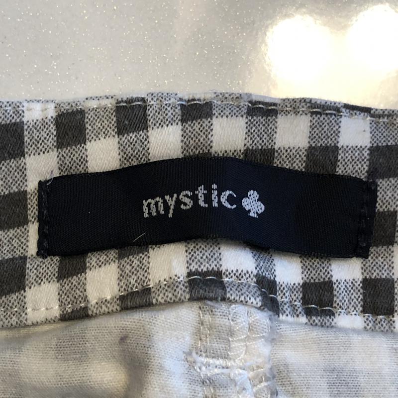 ミスティック mystic パンツ スラックス 1 チェック 白 / ホワイト / X 灰 / グレー / レディース USED 古着 中古 10034895