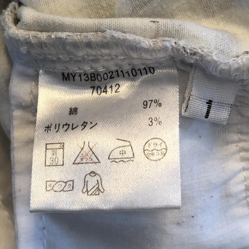 ミスティック mystic パンツ スラックス 1 チェック 白 / ホワイト / X 灰 / グレー / レディース USED 古着 中古 10034895