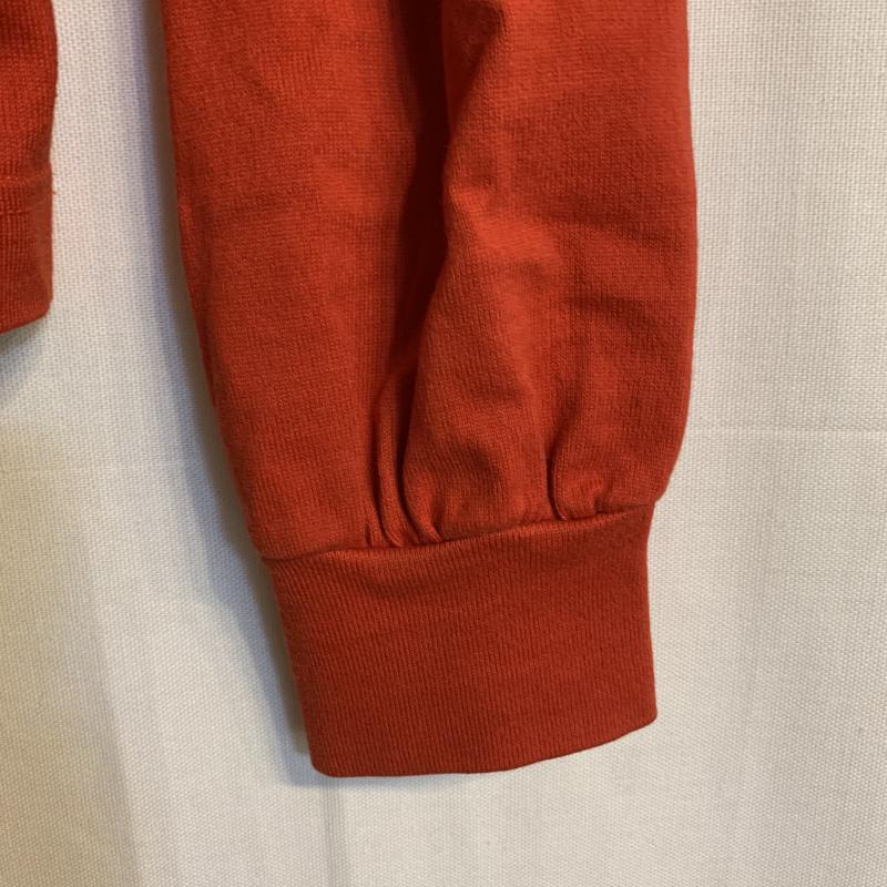 キャシャレル CACHAREL カットソー 長袖 1 無地 X 刺繍 赤 / レッド /  レディース USED 古着 中古 10034923