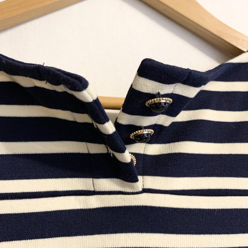 ロペピクニック ROPE' PICNIC ワンピース ミニスカート 38 ボーダー柄 白 / ホワイト / X 紺 / ネイビー / レディース USED 古着 中古 10034927