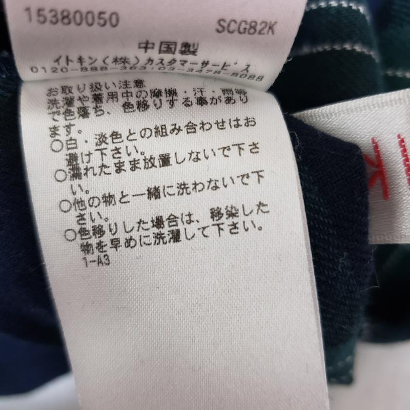 アイアイエムケー IIMK シャツ、ブラウス 長袖 チェック/シャツワンピース 38 無地 X チェック 白 / ホワイト / X 紺 / ネイビー / X ベージュ / ベージュ / X 金 / ゴールド / レディース USED 古着 中古 10034947