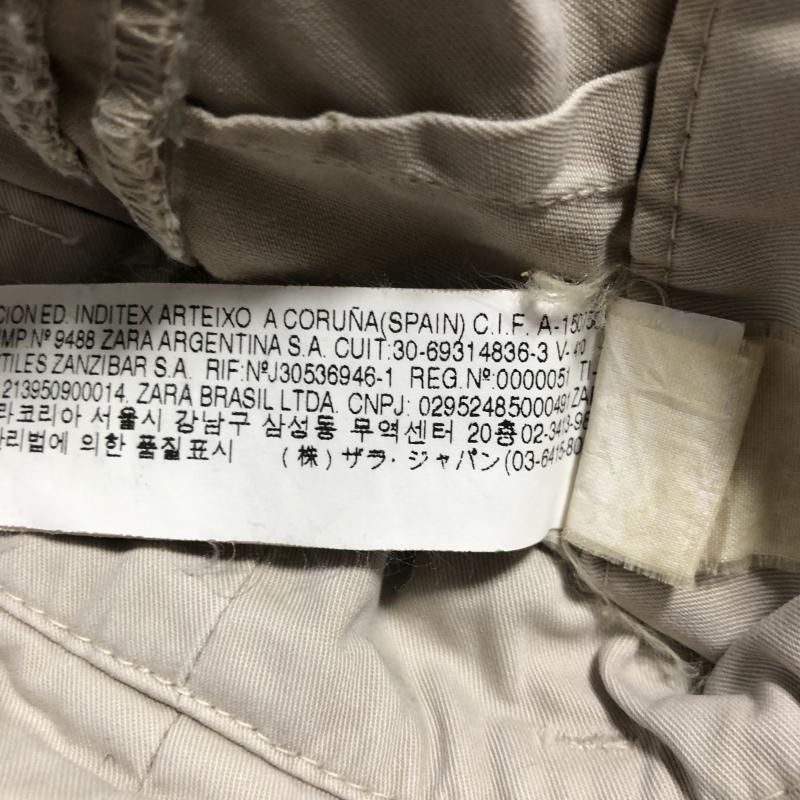 ザラベーシック ZARA BASIC パンツ チノパン S 無地 ベージュ / ベージュ / レディース USED 古着 中古 10034977