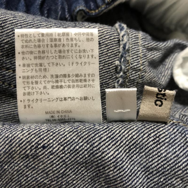 ミスティック mystic スカート ミニスカート デニム 2 無地 インディゴ / インディゴ / レディース USED 古着 中古 10034980
