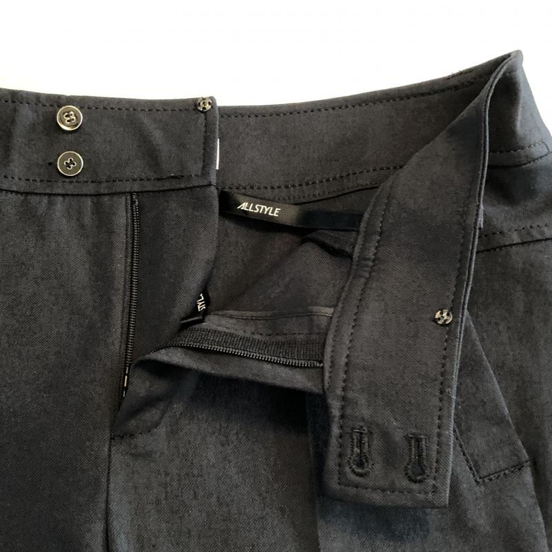 セシオセラ CECI OU CELA パンツ スラックス クロップドパンツ 36 無地 黒 / ブラック / レディース USED 古着 中古 10035191