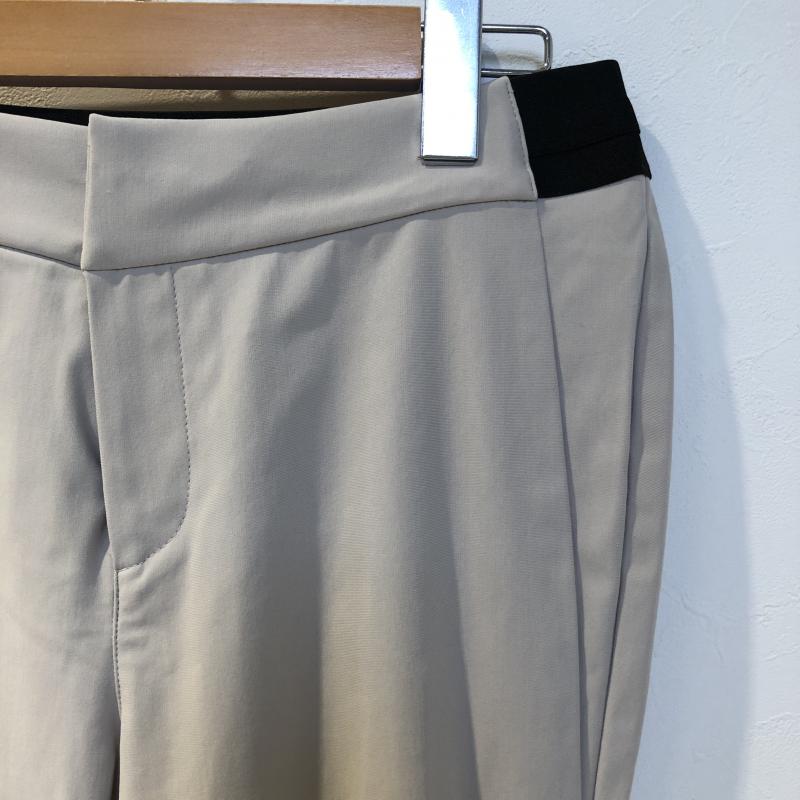 セシオセラ CECI OU CELA パンツ スラックス 38 無地 ベージュ / ベージュ / X 黒 / ブラック / レディース USED 古着 中古 10035194