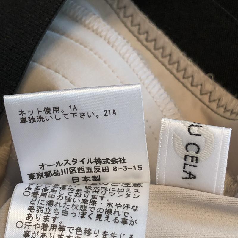 セシオセラ CECI OU CELA パンツ スラックス 38 無地 ベージュ / ベージュ / X 黒 / ブラック / レディース USED 古着 中古 10035194