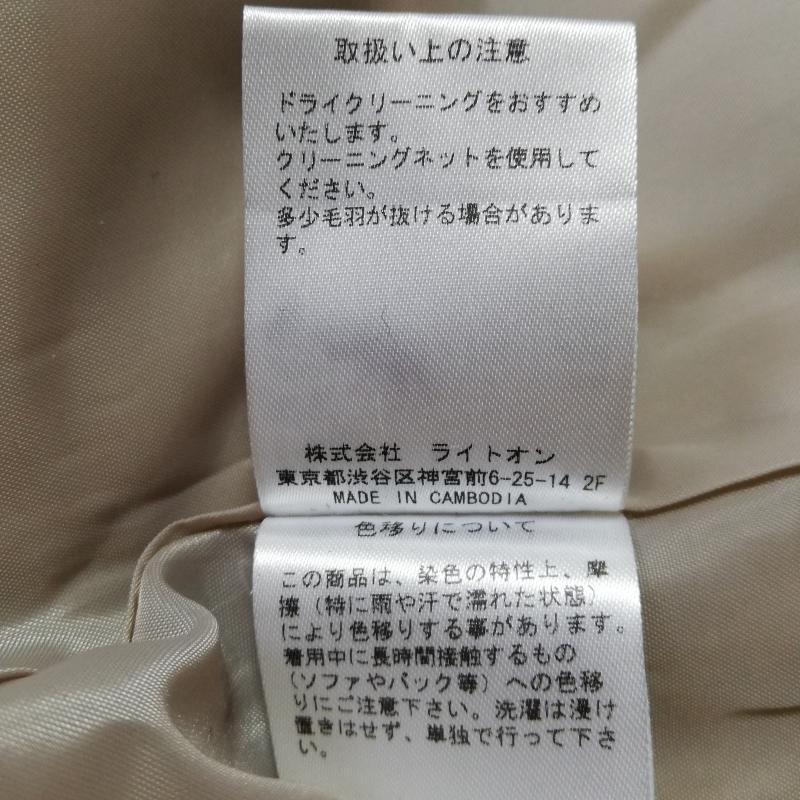 ライトオン Right-on コート コート一般 チェスターコート FREE 無地 ベージュ / ベージュ / レディース USED 古着 中古 10035241