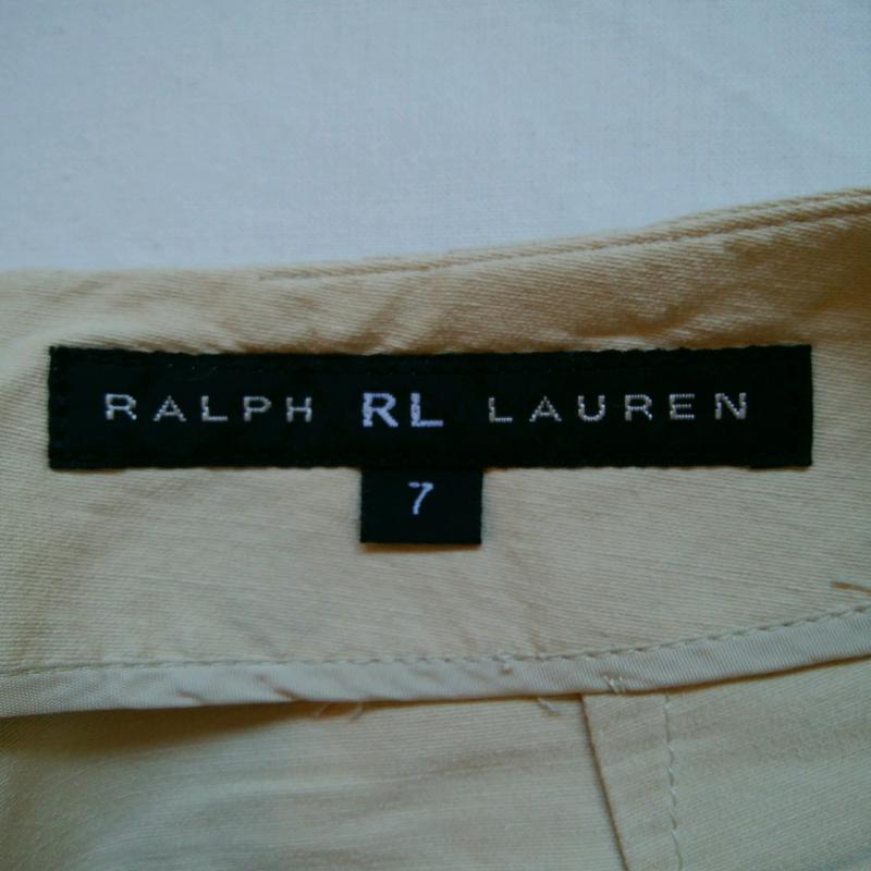 ラルフローレン RALPHLAUREN パンツ ショートパンツ 7 無地 ベージュ / ベージュ / レディース USED 古着 中古 10035249