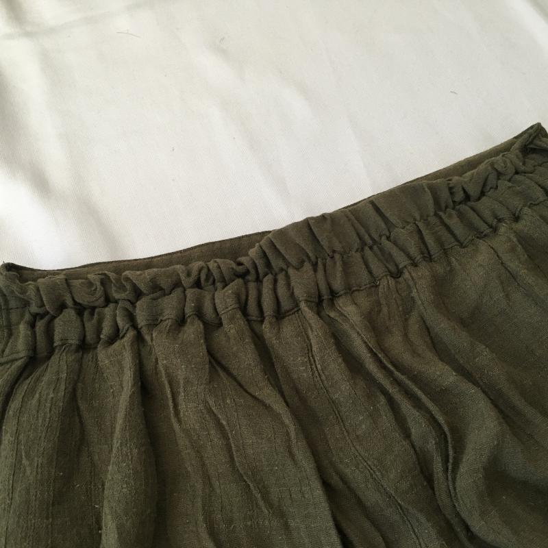 チャオパニック CIAOPANIC パンツ キュロット スカンツ FREE 無地 カーキ / カーキ / レディース USED 古着 中古 10035251