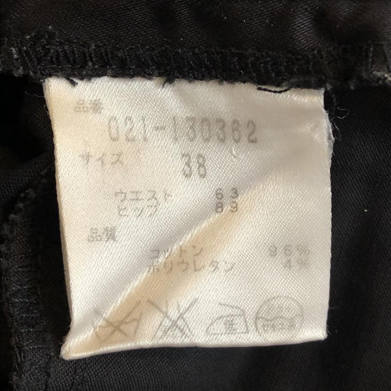 ボッシュ BOSCH パンツ スラックス クロップド カプリパンツ 38 無地 黒 / ブラック / レディース USED 古着 中古 10035355