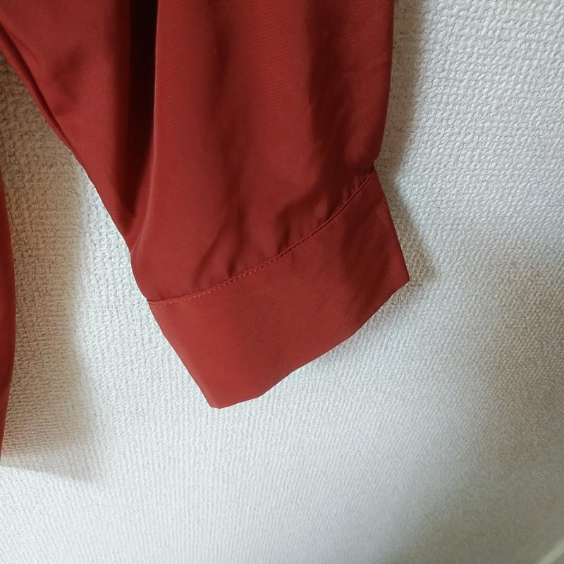 フーア fua シャツ、ブラウス 長袖 無地 橙 / オレンジ / レディース USED 古着 中古 10035384