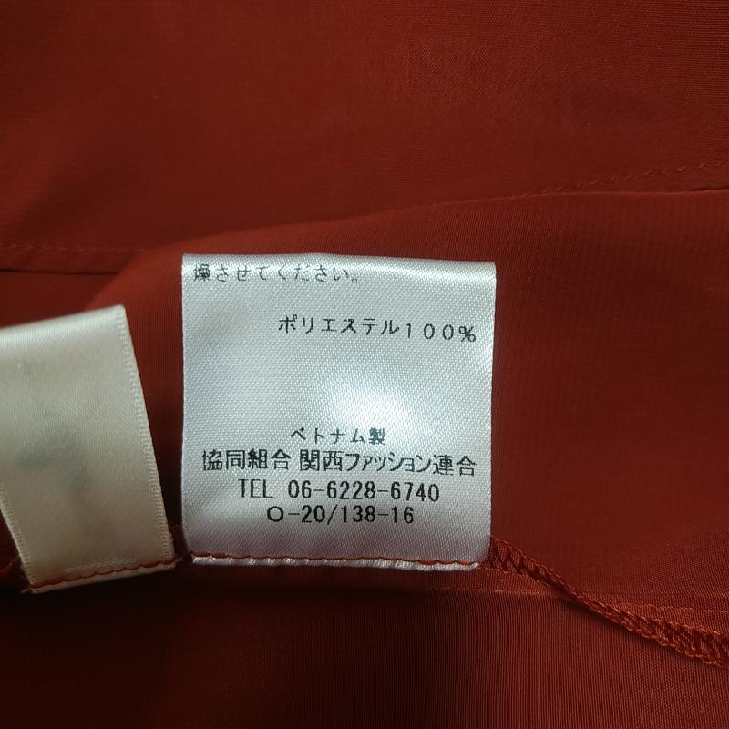 フーア fua シャツ、ブラウス 長袖 無地 橙 / オレンジ / レディース USED 古着 中古 10035384
