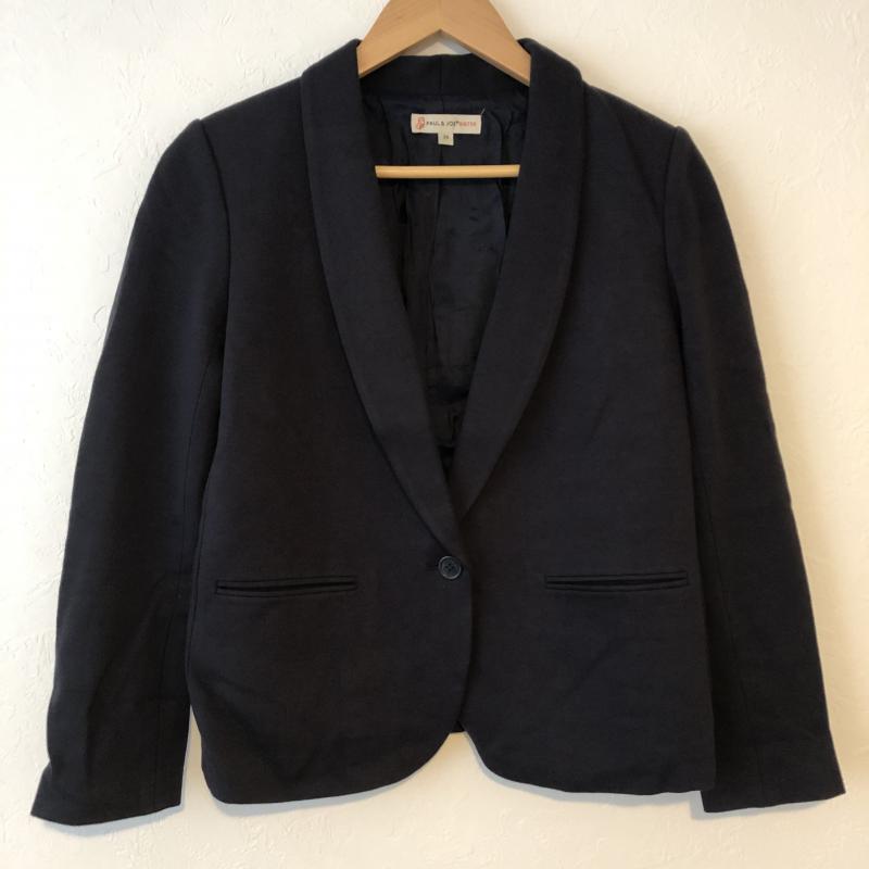 ポール&ジョー シスター PAUL & JOE SISTER ジャケット、上着 ジャケット、ブレザー 36 無地 紺 / ネイビー / レディース USED 古着 中古 10035441