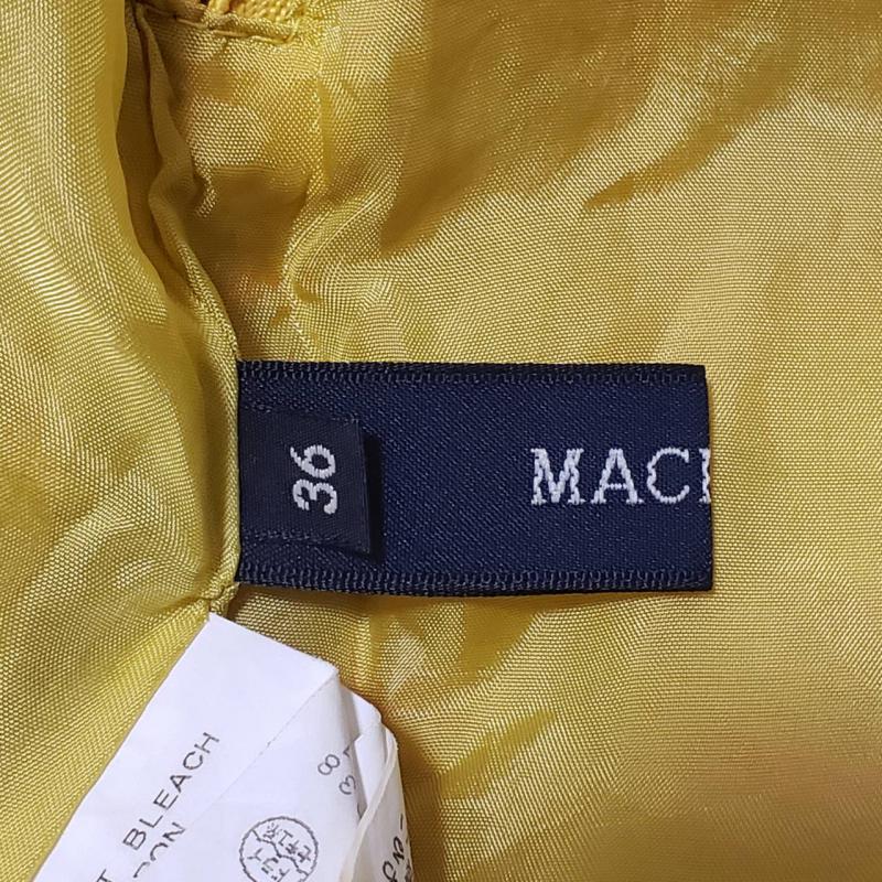 マカフィー MACPHEE パンツ ショートパンツ 36 千鳥格子 橙 / オレンジ / X 黄 / イエロー / X ベージュ / ベージュ / レディース USED 古着 中古 10035470