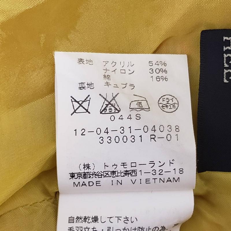 マカフィー MACPHEE パンツ ショートパンツ 36 千鳥格子 橙 / オレンジ / X 黄 / イエロー / X ベージュ / ベージュ / レディース USED 古着 中古 10035470