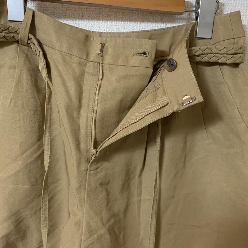 トゥモローランド TOMORROWLAND パンツ キュロット 36 無地 茶 / ブラウン / レディース USED 古着 中古 10035480