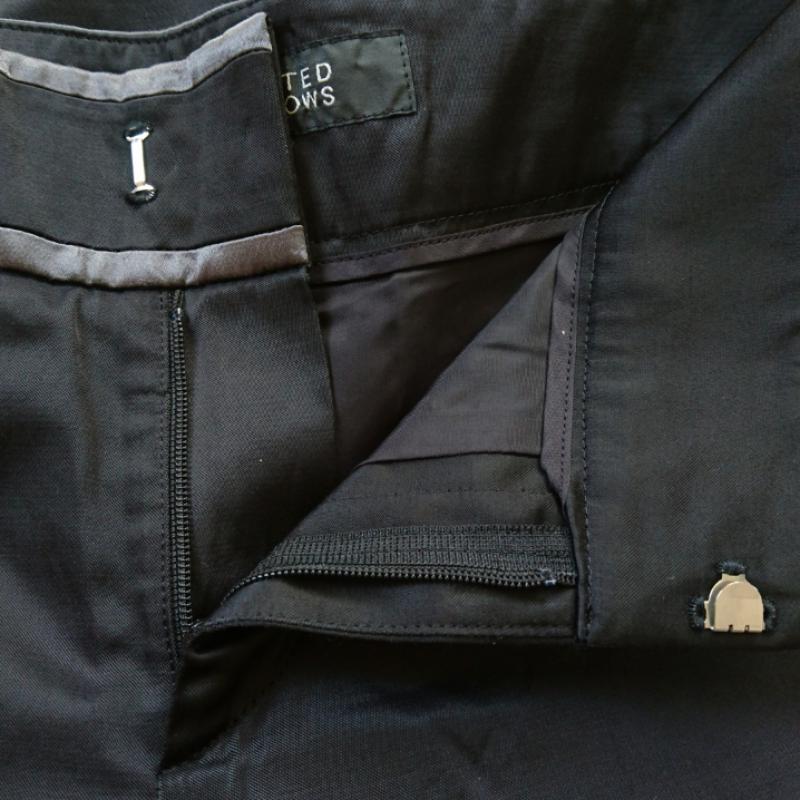 ユナイテッドアローズ UNITED ARROWS パンツ ショートパンツ 36 無地 黒 / ブラック / X 灰 / グレー / レディース USED 古着 中古 10035547