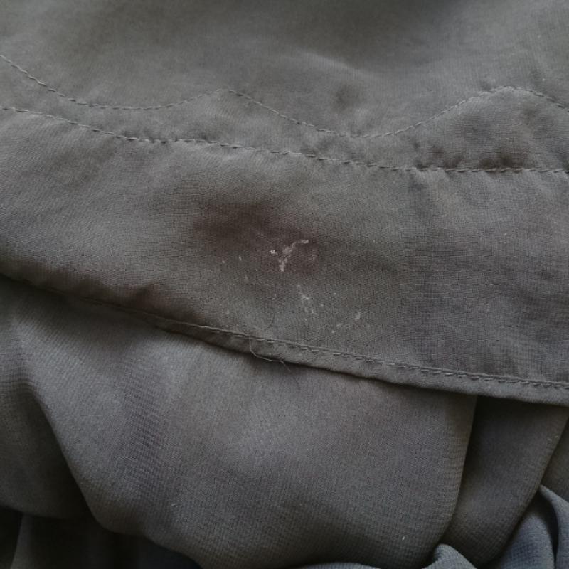 レイビームス Ray BEAMS ワンピース ひざ丈スカート 0 無地 X 刺繍 黒 / ブラック / レディース USED 古着 中古 10035646