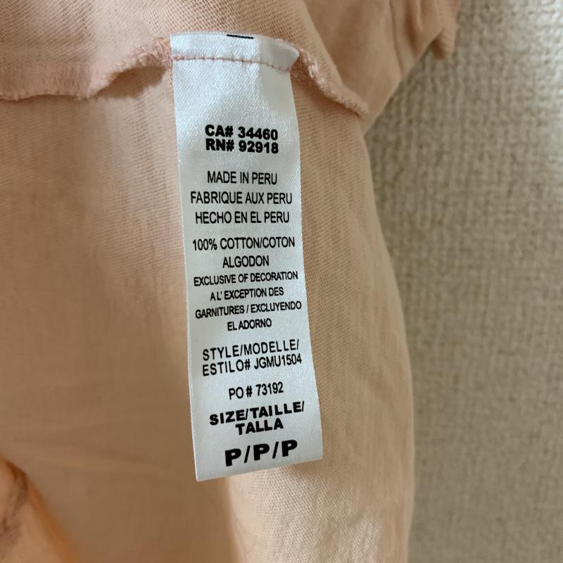 ジューシークチュール JUICY COUTURE Tシャツ 半袖 ロゴ、文字 X プリント X 無地 桃 / ピンク / レディース USED 古着 中古 10035675