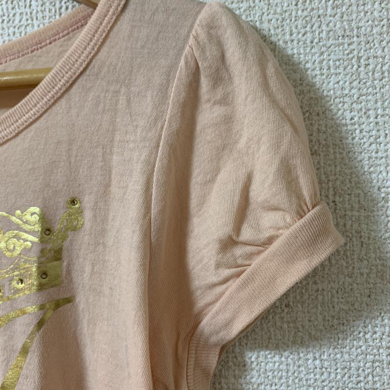 ジューシークチュール JUICY COUTURE Tシャツ 半袖 ロゴ、文字 X プリント X 無地 桃 / ピンク / レディース USED 古着 中古 10035675