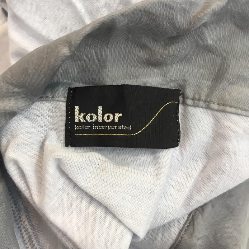 カラー kolor カーディガン 長袖 無地 2 無地 灰 / グレー / メンズ USED 古着 中古 10035829