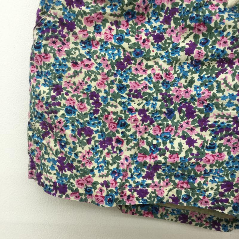 ビームス BEAMS パンツ ショートパンツ 花柄 ベージュ / ベージュ / X 青 / ブルー / X 桃 / ピンク / X 緑 / グリーン / レディース USED 古着 中古 10035919
