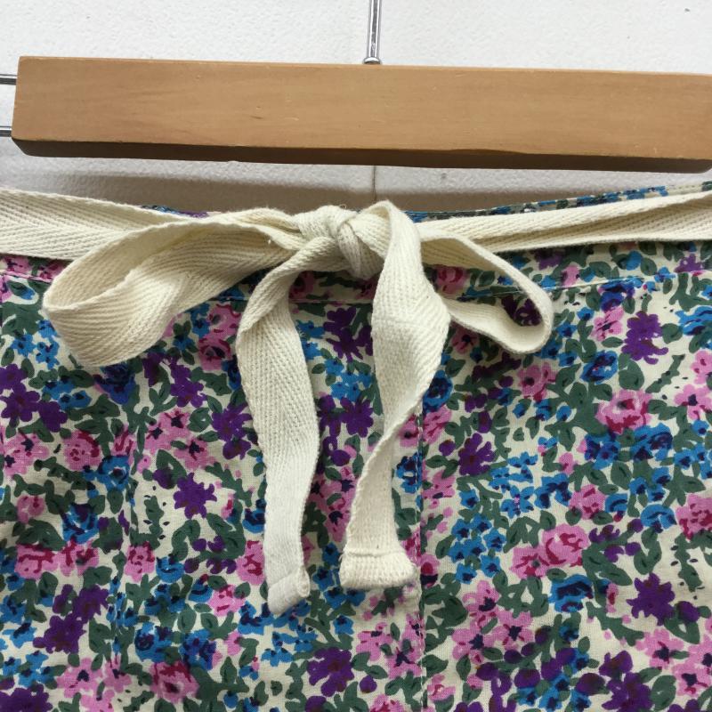 ビームス BEAMS パンツ ショートパンツ 花柄 ベージュ / ベージュ / X 青 / ブルー / X 桃 / ピンク / X 緑 / グリーン / レディース USED 古着 中古 10035919