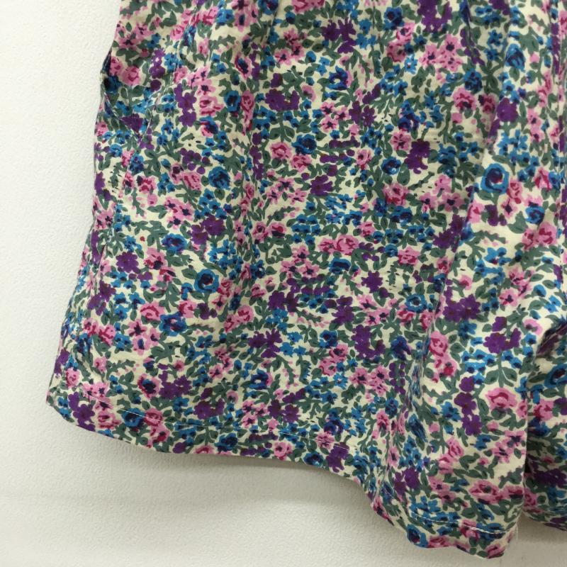 ビームス BEAMS パンツ ショートパンツ 花柄 ベージュ / ベージュ / X 青 / ブルー / X 桃 / ピンク / X 緑 / グリーン / レディース USED 古着 中古 10035919