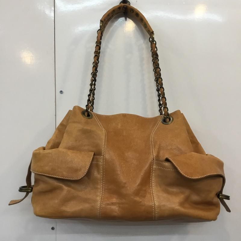 サマンサタバサ Samantha Thavasa ハンドバッグ ハンドバッグ 無地 無地 キャメル / キャメル / レディース USED 古着 中古 10036009