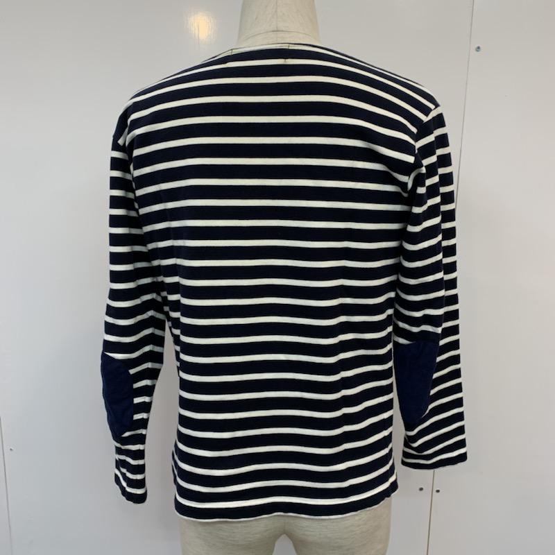 ネイバーフッド NEIGHBORHOOD カットソー 長袖 ロンT ボーダー M ボーダー柄 白 / ホワイト / X 紺 / ネイビー / メンズ USED 古着 中古 10036083